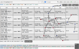 Screenshot of SUGAR interface